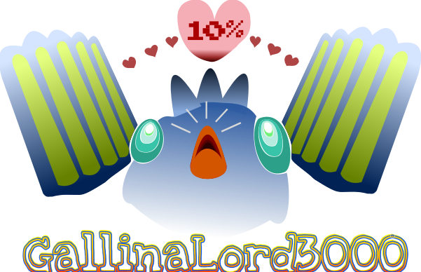 Blue bird raising wings up with a Heart-shaped bottle being filled with heart icons.